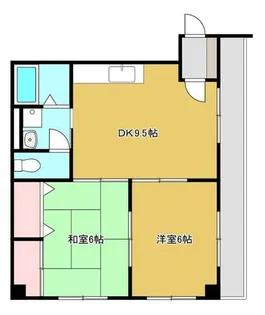 さつきマンション【101号室】の間取り