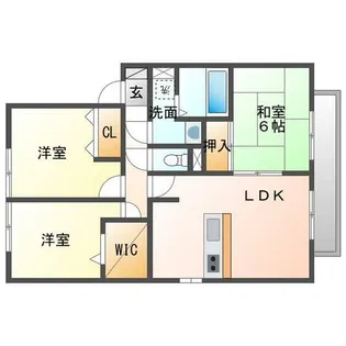 メリーファンテン A【2階】の間取り