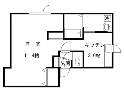 ARS N35【203号室】の間取り