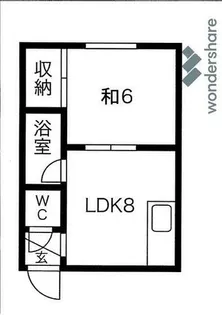 第3三浦マンション【103号室】の間取り