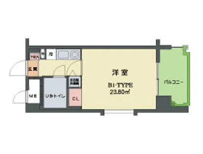 エクセランス・ド・天神【0609号室】の間取り