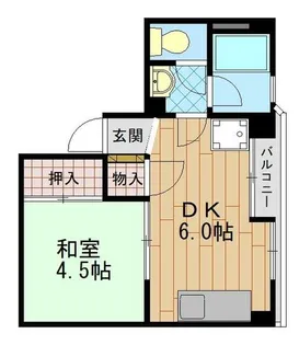 トーアハイツ【5階】の間取り