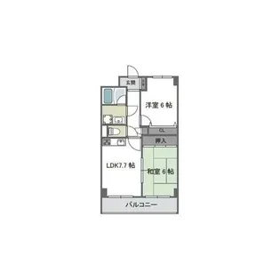 マジスト西宮【5階】の間取り