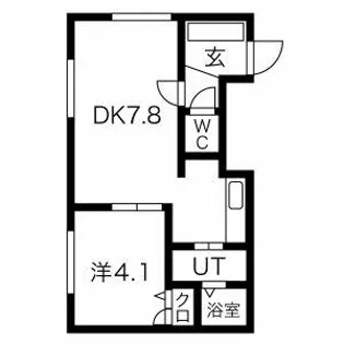 グランメールリーブ【302号室】の間取り