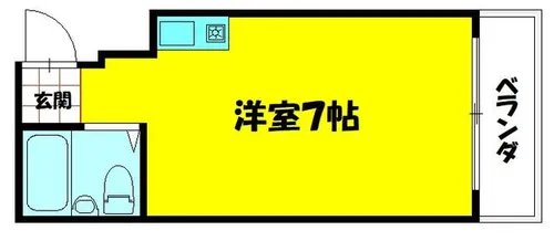 グローバルハイツPart12【7階】の間取り