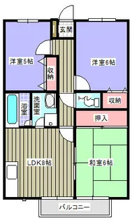 ローゼンハイム 202号【202号室】の間取り