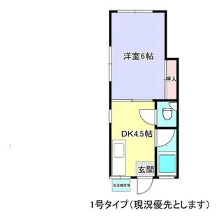 上田ハイツ【101号室】の間取り