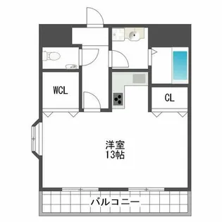 デイフィールド【201号室】の間取り