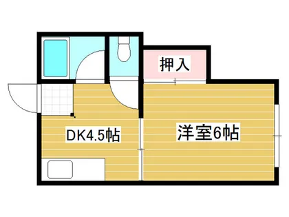 上田ハイツ【101号室】の間取り