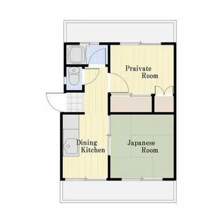 Copo Sora Honmachi【2階】の間取り