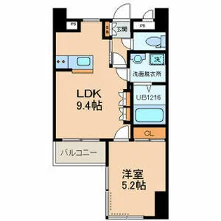 メゾン ド ばんらい【0502号室】の間取り