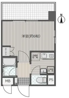 エスティライフ武庫之荘【3階】の間取り