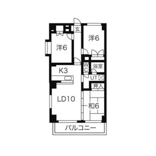 ヴァンヴェール医大前【701号室】の間取り