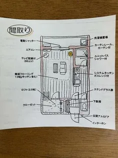 セザンヌ西高師【205号室】の間取り