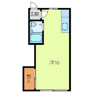 コンフォート畑山【C号室】の間取り