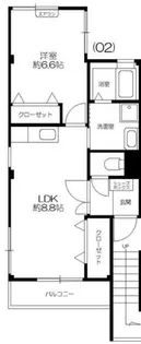 別府マンションⅤ【1階】の間取り