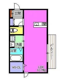 Maison de Luxe【3階】の間取り