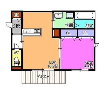 Maison de Luxe【1階】の間取り