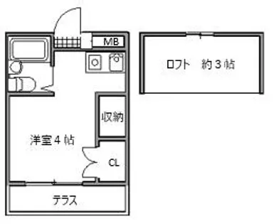 シングルモア【1階】の間取り
