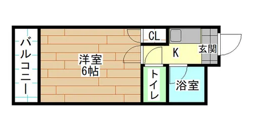 リバーサイド藤光【503号室】の間取り