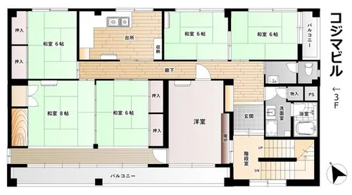 コジマビル【3階】の間取り