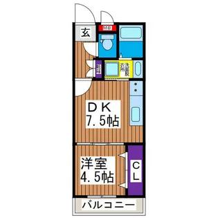 スカイ 31【2階】の間取り