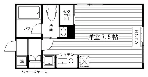 パンシオンN14【4階】の間取り