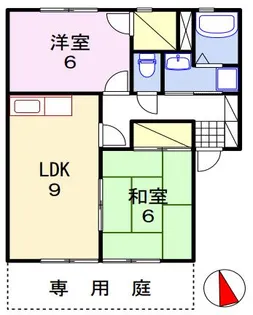 コウジィーコートK【102号室】の間取り