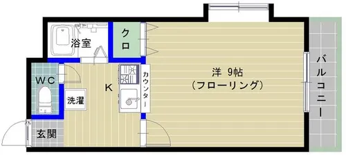 メルシーワン【303号室】の間取り