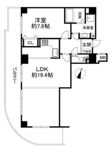 御影ロジュマン【2階】の間取り
