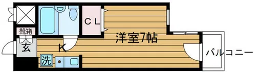 リアライズ阪急吹田Ⅱ【2階】の間取り