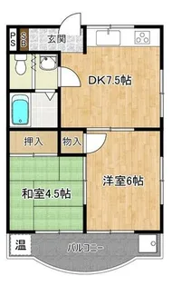 エクセレントRIZ【103号室】の間取り