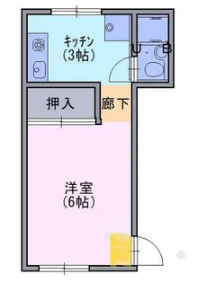 加野ハイツ【202号室】の間取り