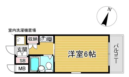 フィールドハイツ【3階】の間取り