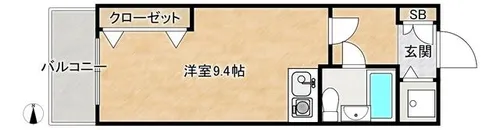 ピュア山手【5階】の間取り