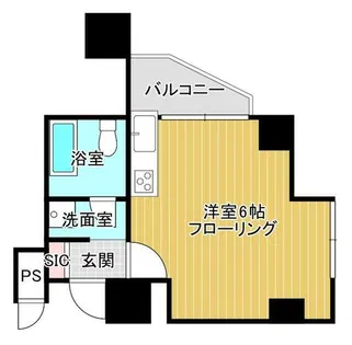 ライオンズマンション天王寺【405号室】の間取り