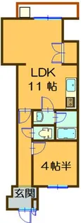 トミー参番館 210【210号室】の間取り