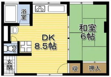 ダイワ高井田ビル【2階】の間取り
