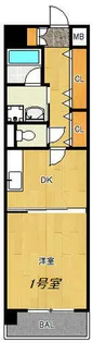ベルビュー7番館【9階】の間取り