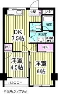 ORYZA東寺【301号室】の間取り