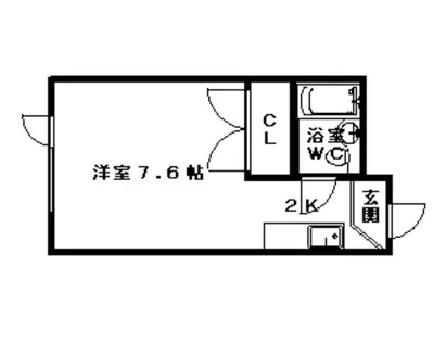 シャトーグランデ【4階】の間取り