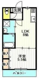 アリストコート明石大久保【202号室】の間取り