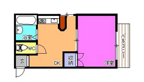 ピアハイツ【3階】の間取り