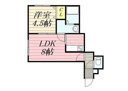 ヒールコート【0205号室】の間取り