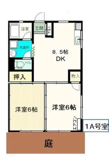 大樹ハイツ【1階】の間取り