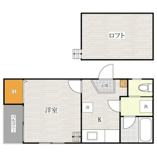コンフォートベネフィス県庁前3【2階】の間取り