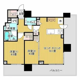 ブランズタワー札幌大通公園【3階】の間取り