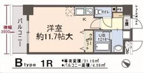ATIRL【503号室】の間取り