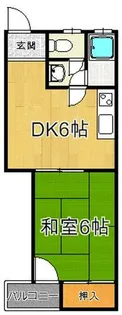 NOAハイツ高井田【5階】の間取り