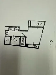 ヴィラカレッジウエストビル【411号室】の間取り